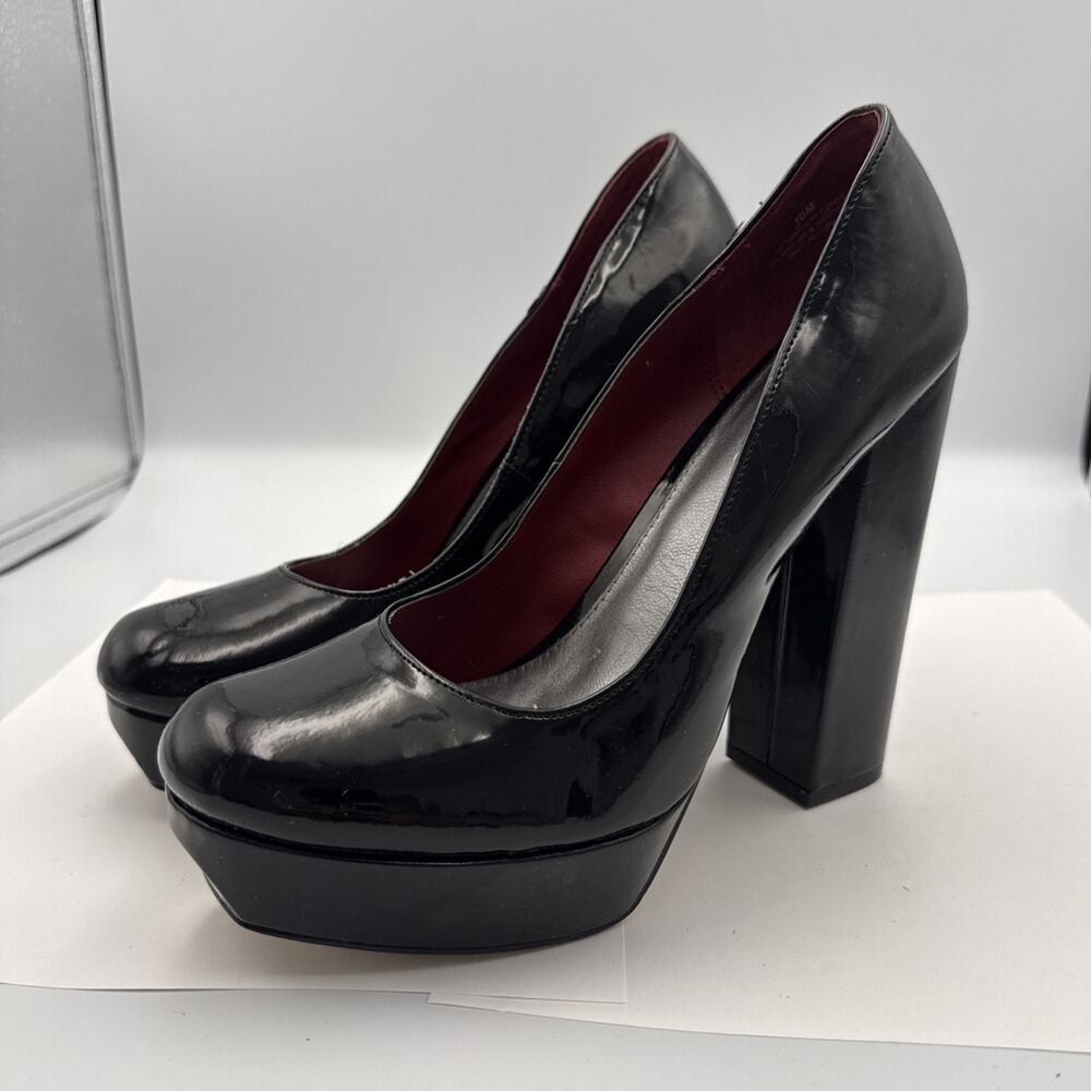 MIA Uptown Girl Black Platform Heels size 10 #46